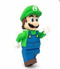 Mini 9-inch Size Luigi Brick Figure