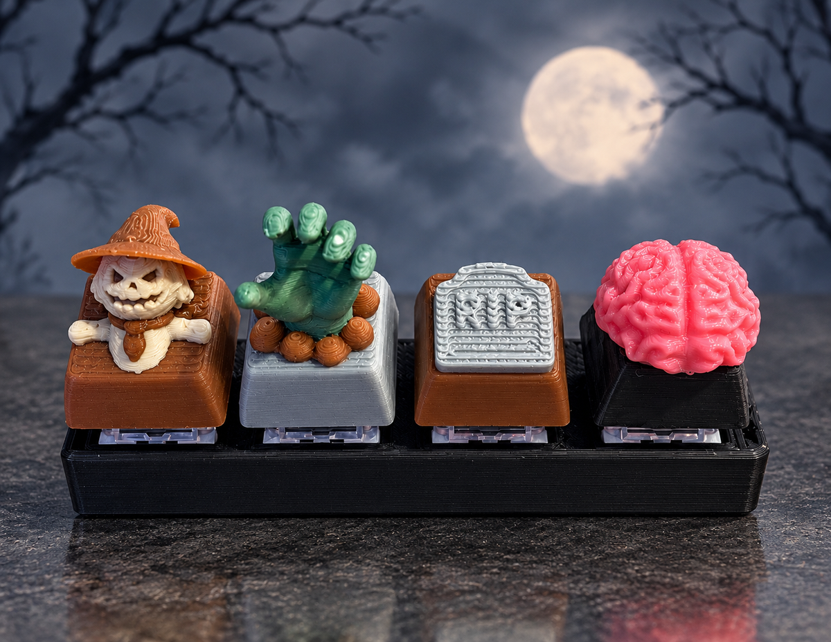 Spooky 4 In a Row Keyboard Fidget